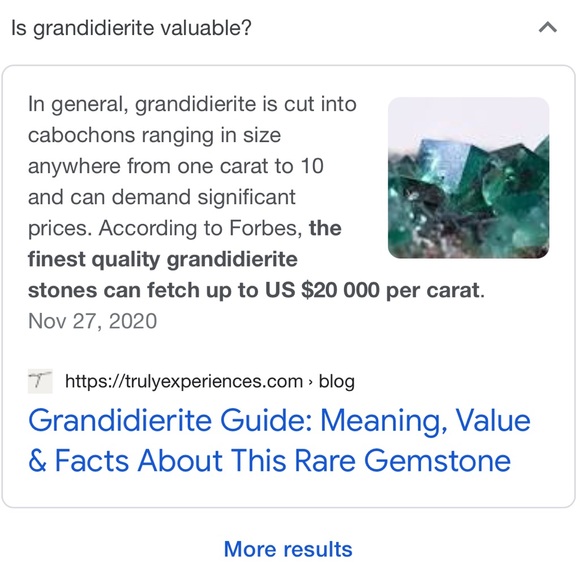 Holiday Sale ✨ All-Natural Certified Grandidierite 14K White Gold Ring Size 7 - Picture 14 of 15